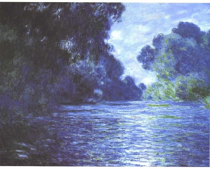 Claude Monet Branch of the Seine near Giverny France oil painting art